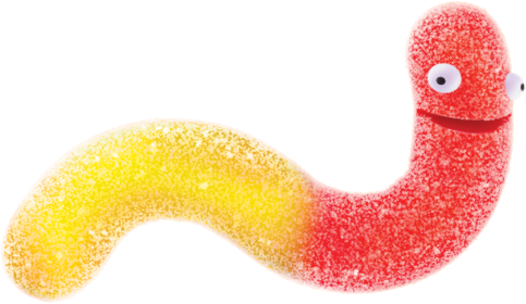 Trolli Red and Yellow Worm